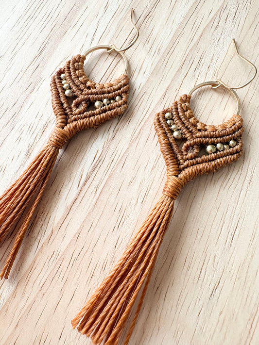 Bohemian sun oorbellen