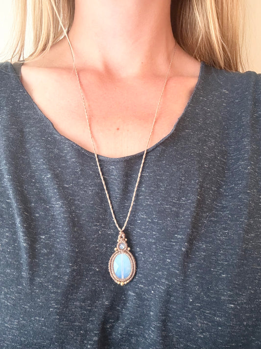 Opaal ketting