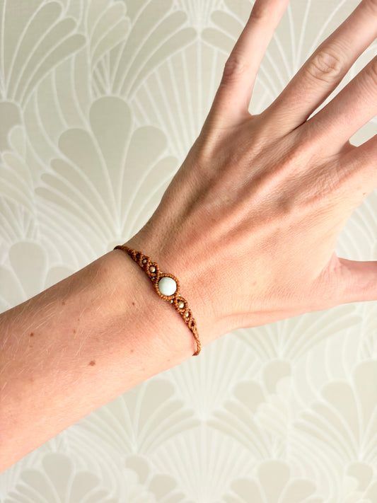 Wens armband Vertrouwen Amazoniet