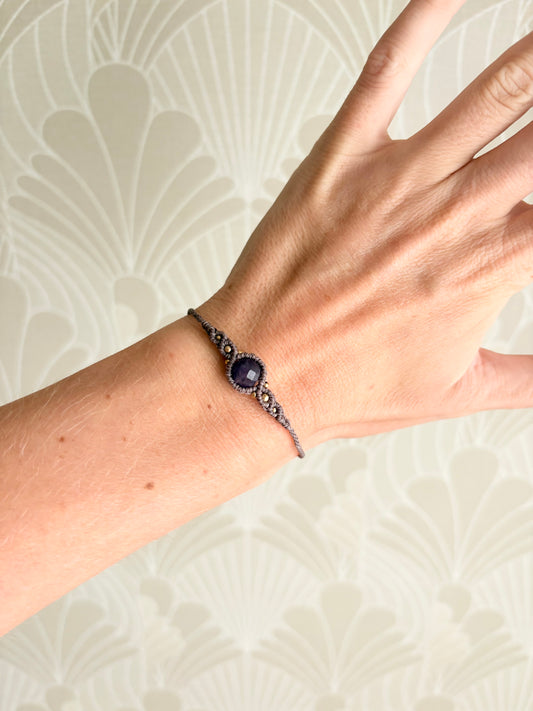 Wens armband Rust Amethist