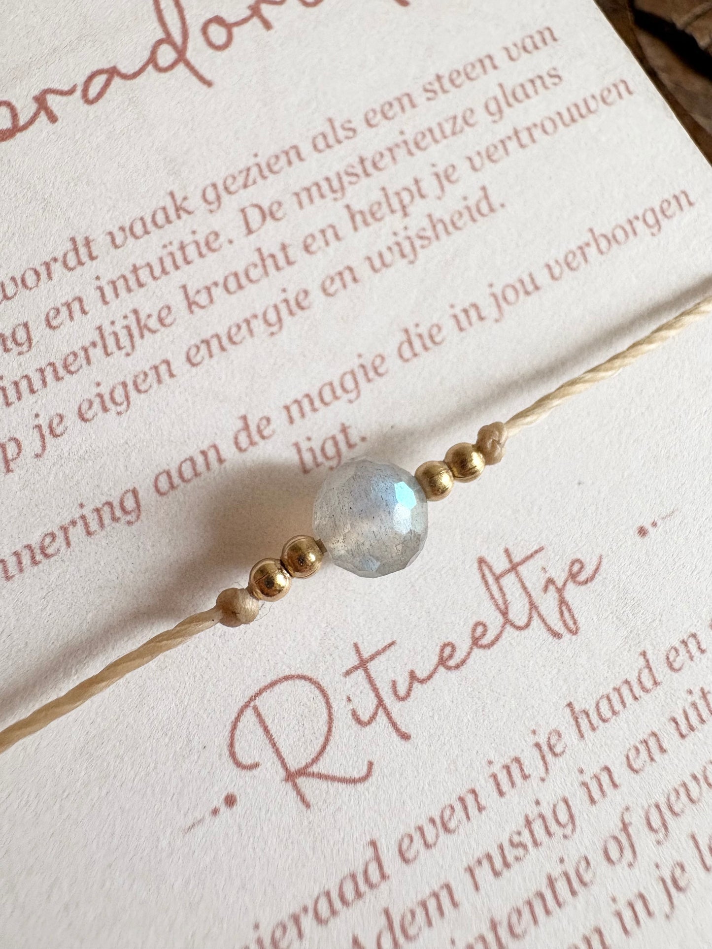 Wens armband -Labradoriet