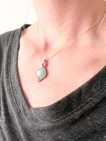 Amazoniet ketting