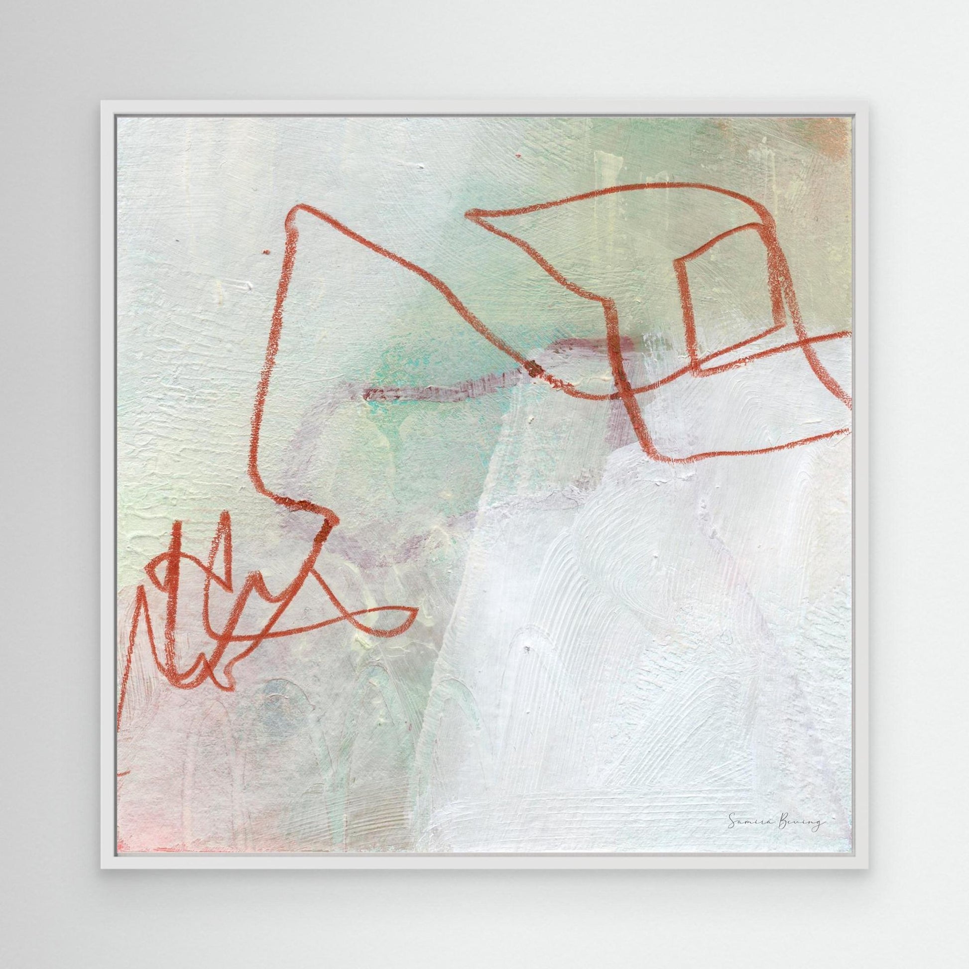 Canvas print #033 Lijnen van lucht