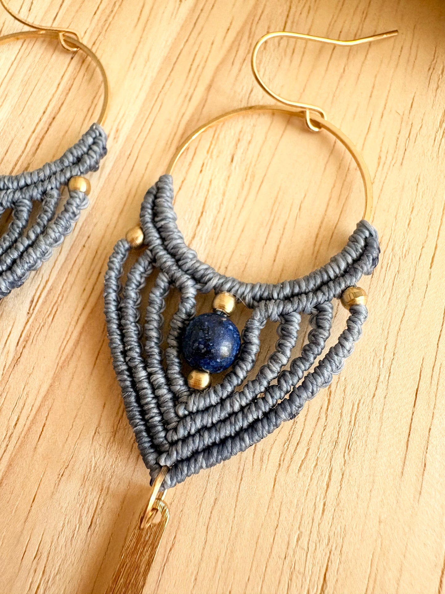 Sky Priestess Oorbellen - Lapis Lazuli