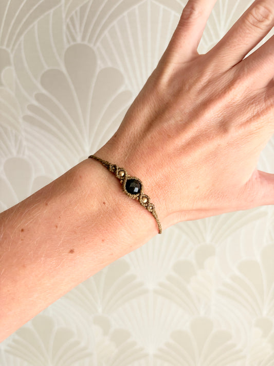Wens armband Transformatie Obsidiaan