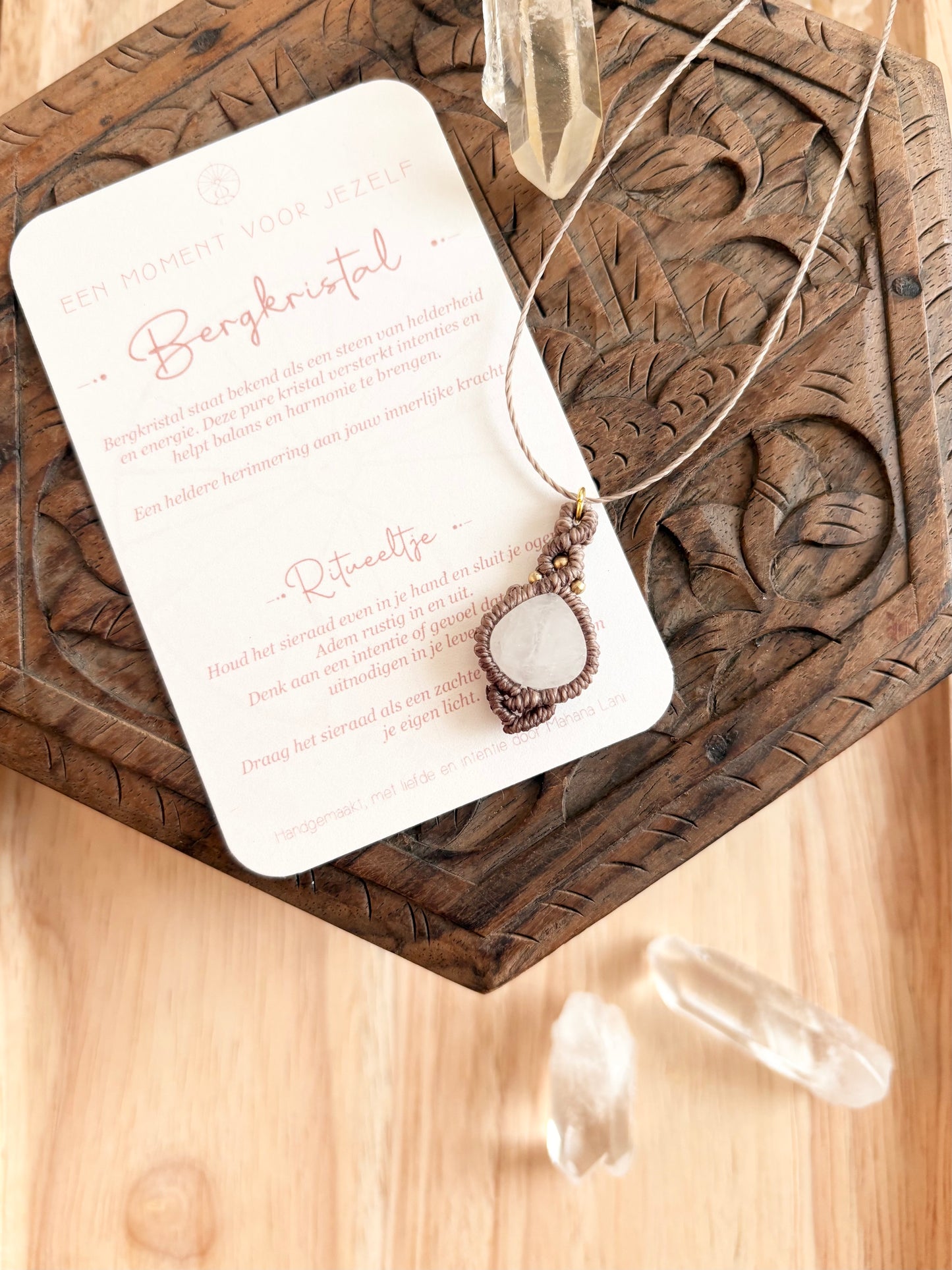 Bergkristal ketting