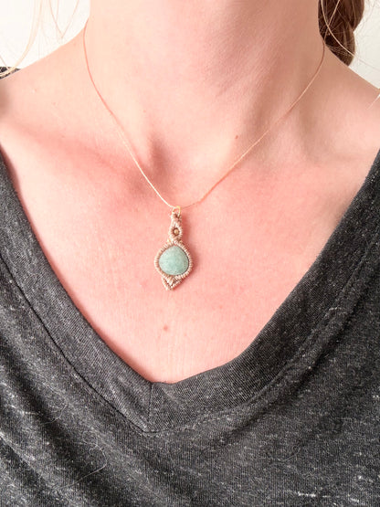 Amazoniet ketting