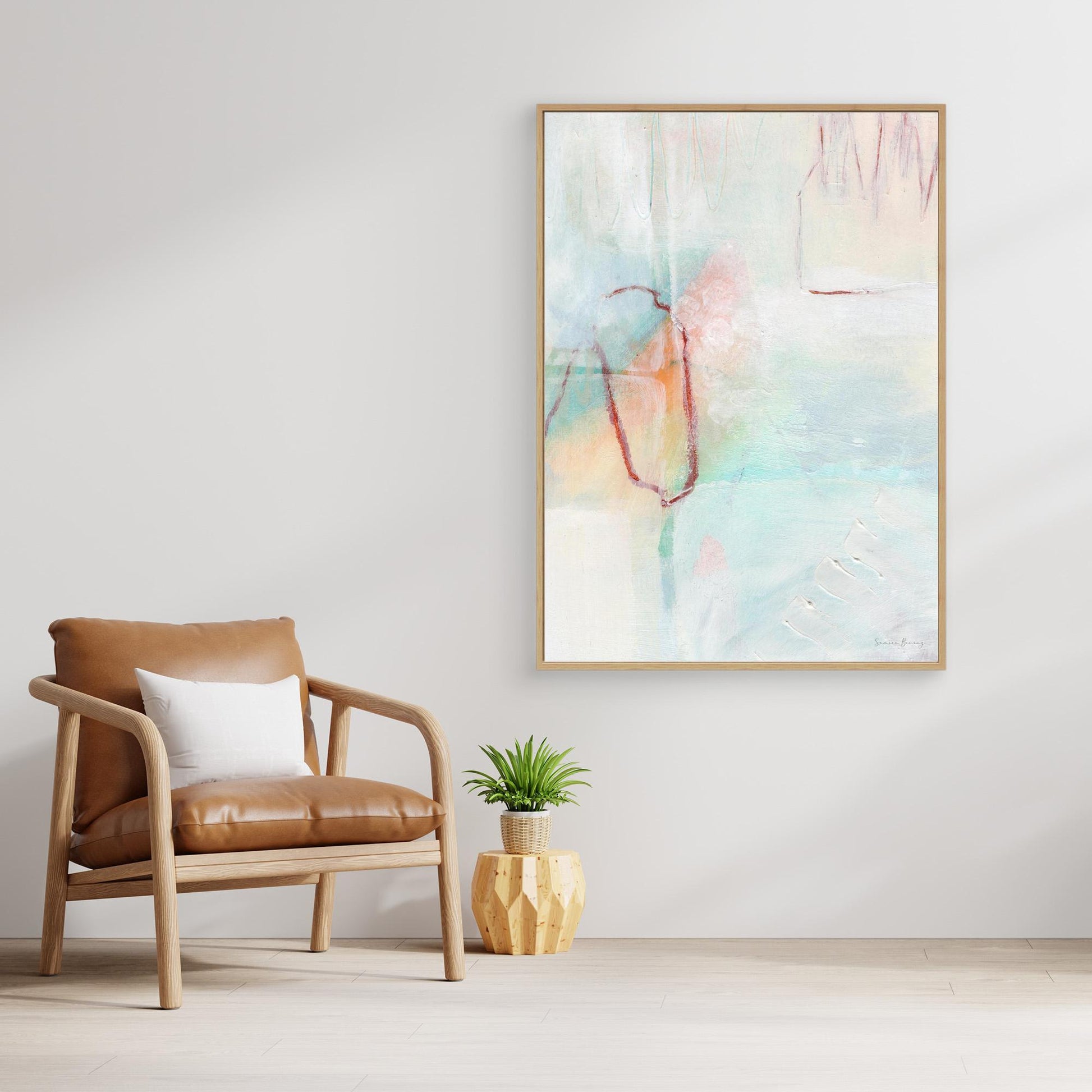 Canvas print- #030 Lichtlijn