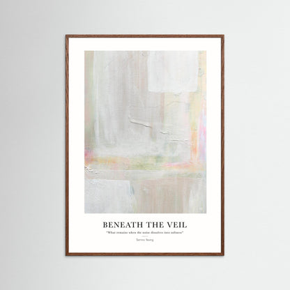 Fine Artprint - Beneath the veil - Poster design