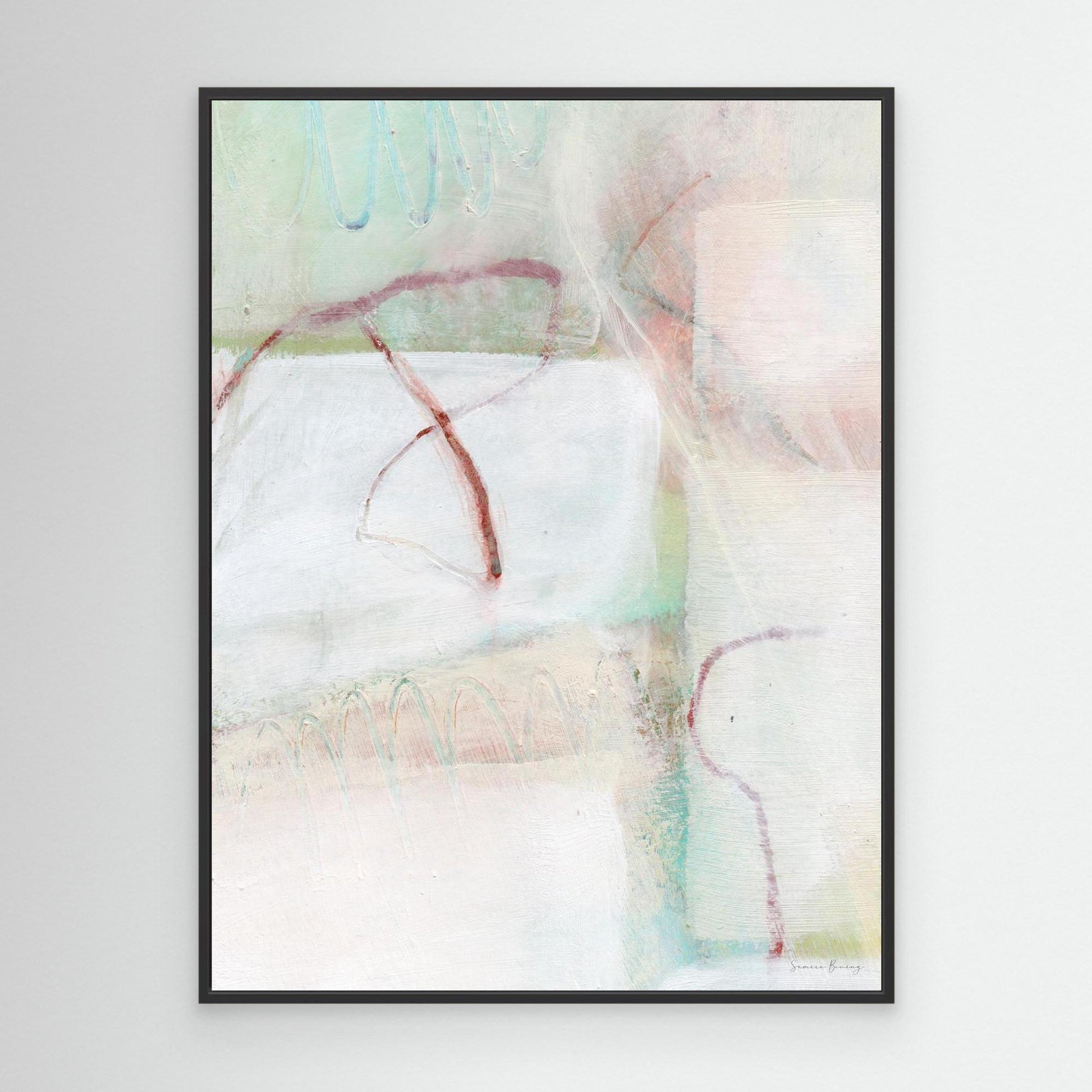 Canvas print - #029 Zachte Echo's