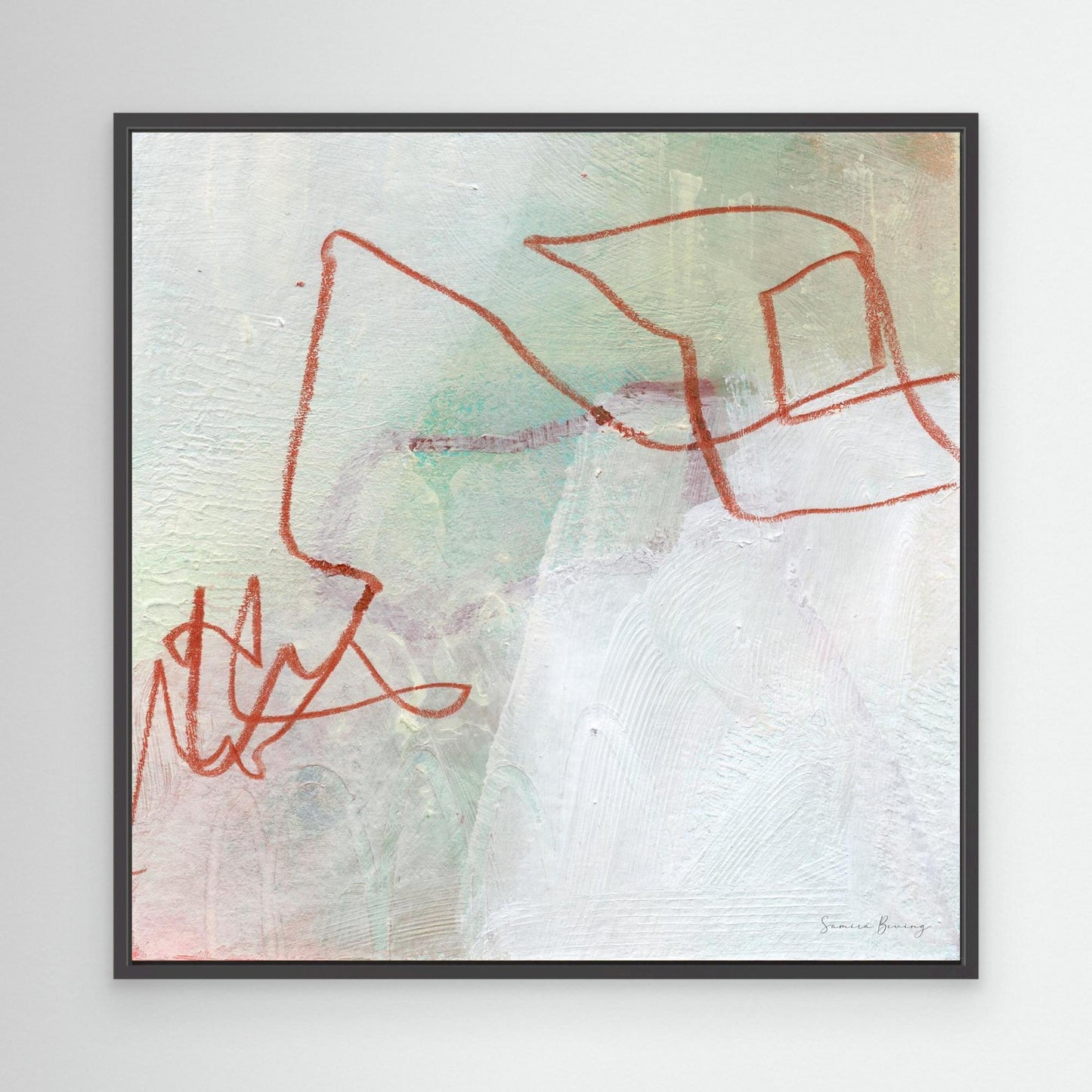 Canvas print #033 Lijnen van lucht