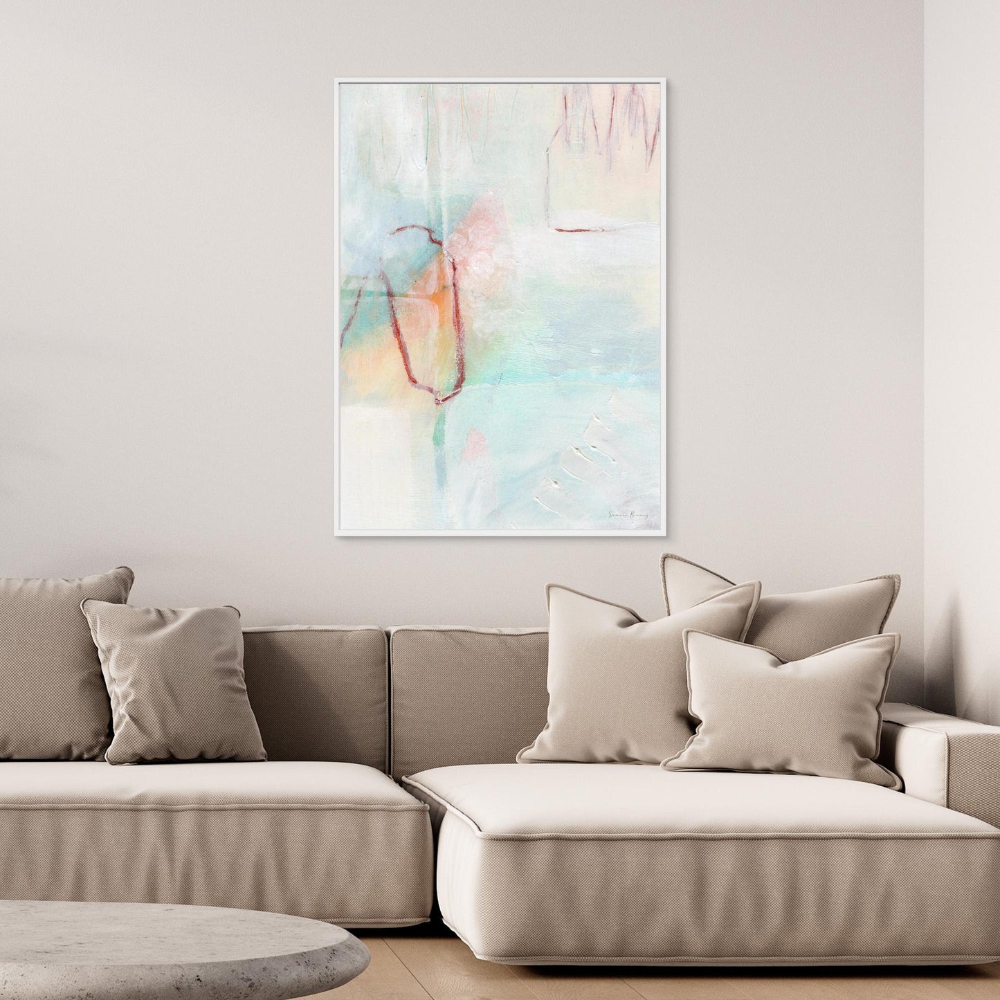 Canvas print- #030 Lichtlijn