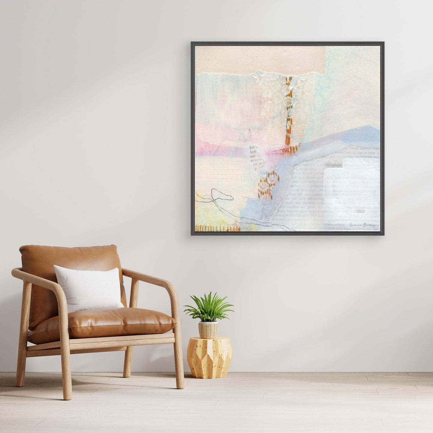 Canvas Print - #012 De Spiegel van Stilte