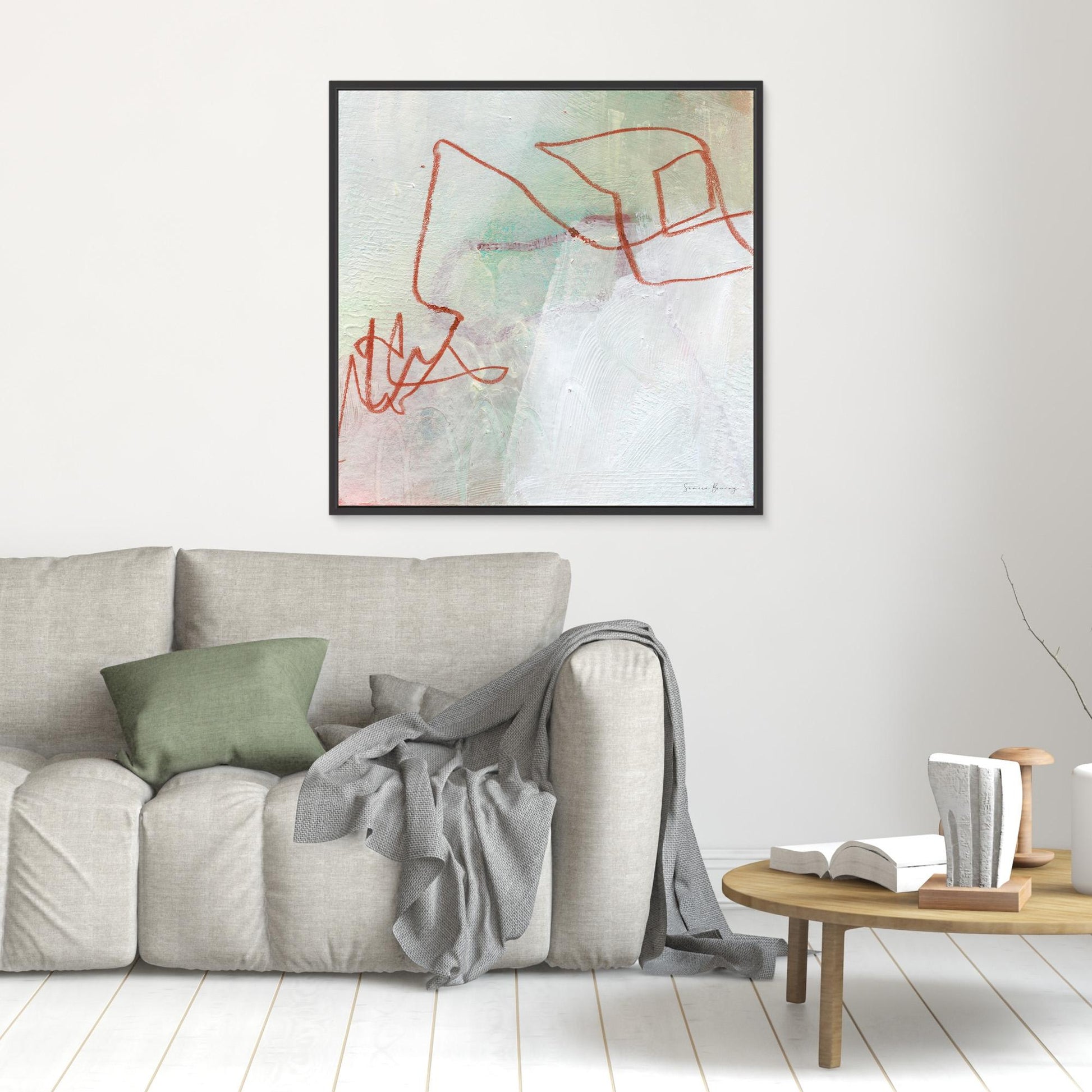 Canvas print #033 Lijnen van lucht