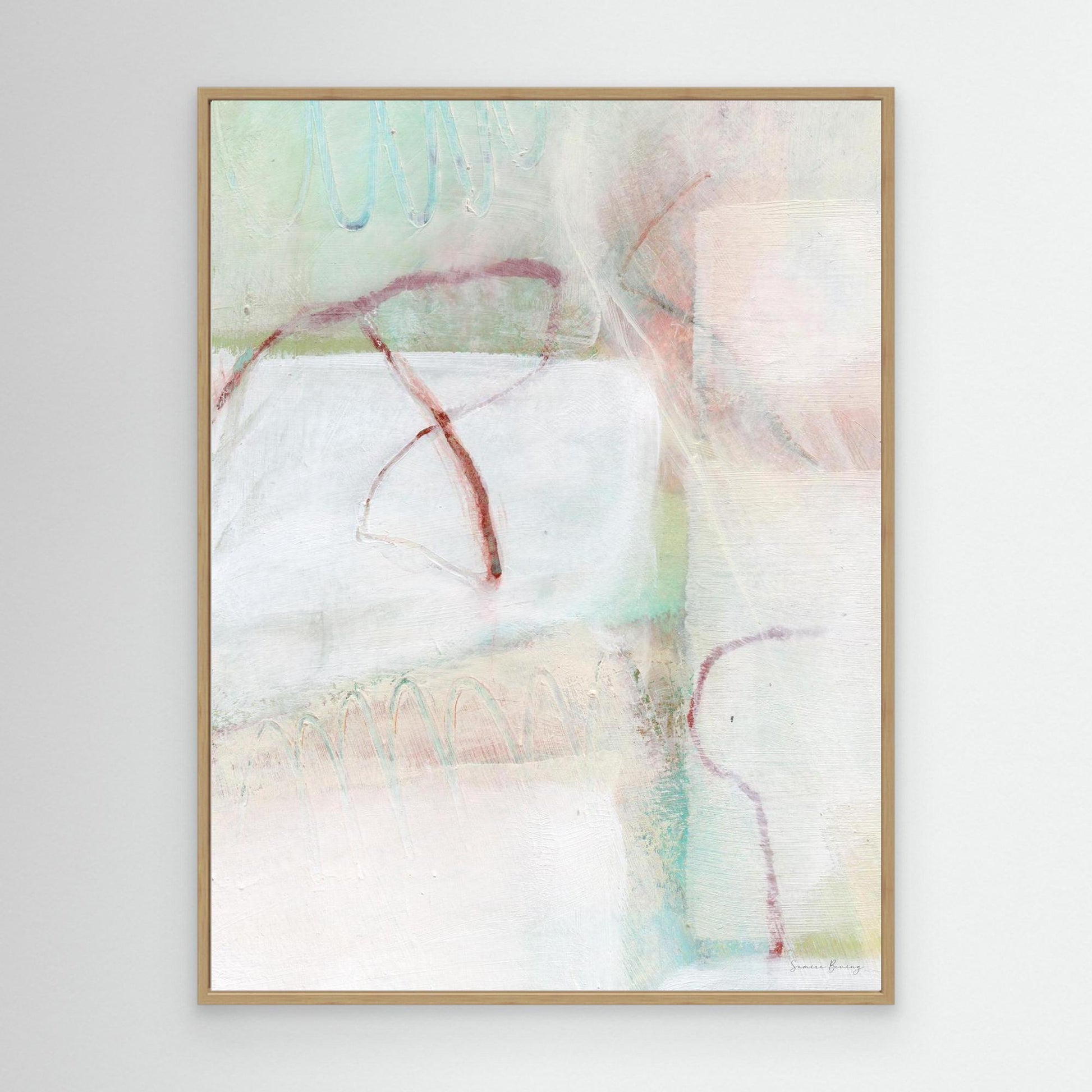 Canvas print - #029 Zachte Echo's