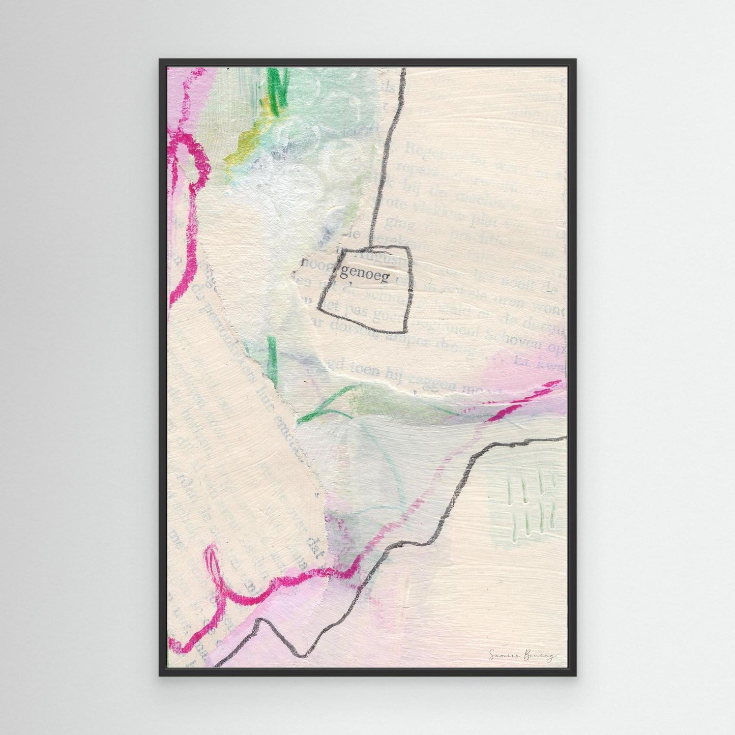 Canvas print - #016 Genoeg